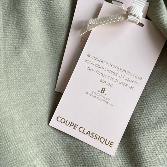 NWT Lovelatte jumpsuit playsuit pajama pj in tea, size S - Picture 10 of 13